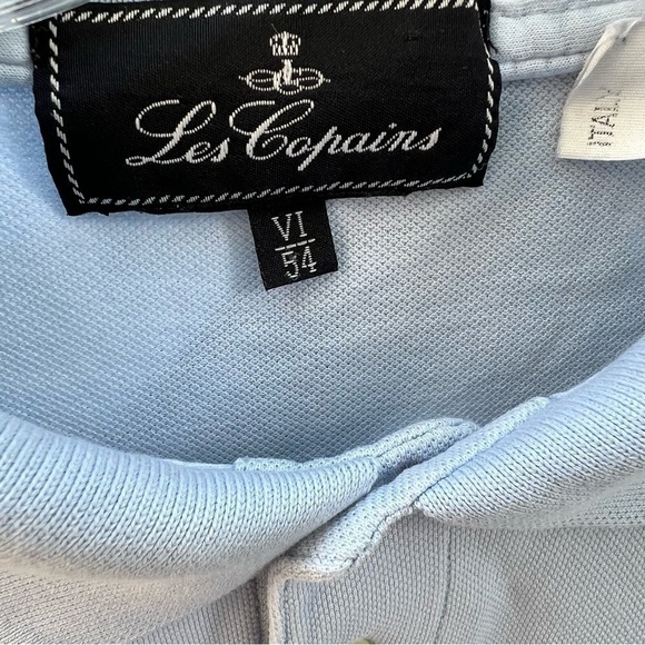 Les Copains - Vintage Light Blue Collared Short Sleeve Mens Polo Size XL - Picture 3 of 7